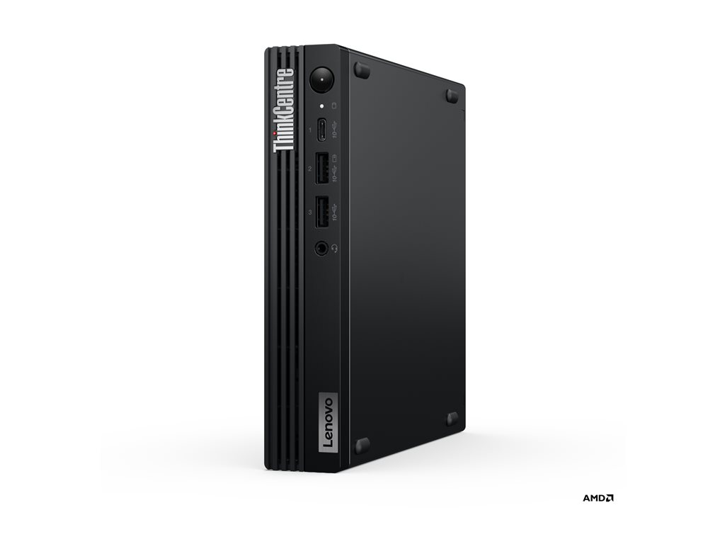 Lenovo ThinkCentre M75q Gen 5 12RQ - Tiny - Ryzen 5 Pro 8500GE / 3.4 GHz - RAM 16 GB - SSD 512 GB - TCG Opal Encryption 2, NVMe - Radeon 740M - 1GbE, Wi-Fi 6E, Bluetooth 5.3 - WLAN: 802.11a / b/g / n/ac / ax (Wi-Fi 6E), Bluetooth 5.3 - Win 11 Pro - Monito